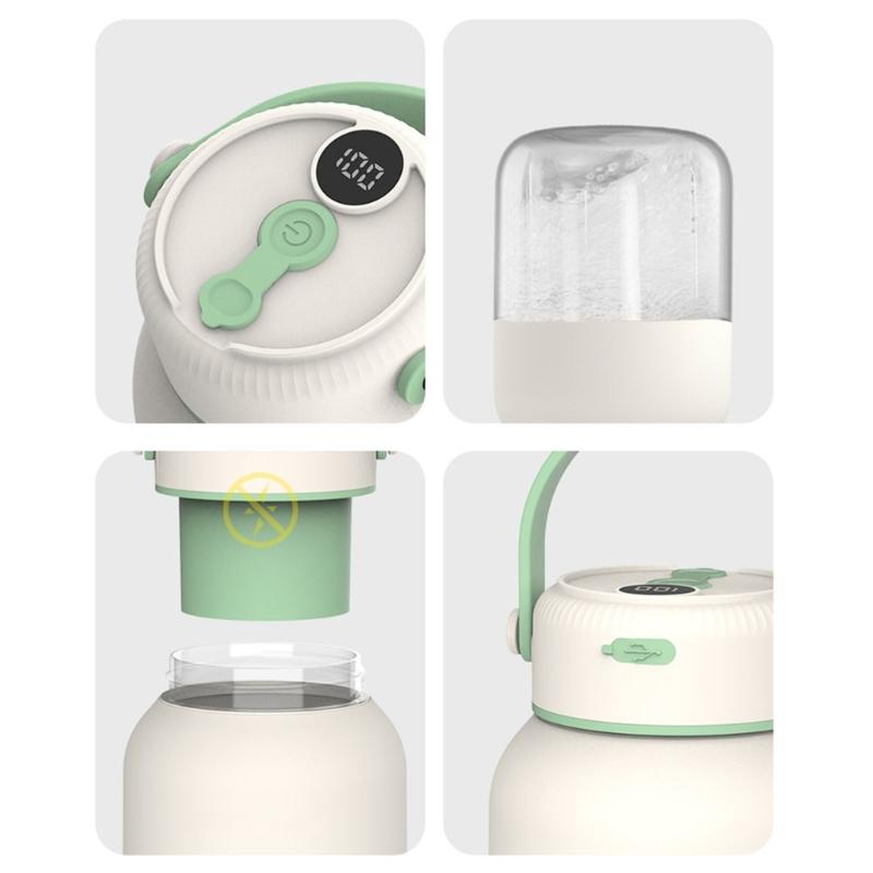 Hocheffizienter tragbarer Entsafterbecher mit Edelstahlklinge Saftbereiter Elektrischer Mixer für Büro Zuhause Reisegebrauch