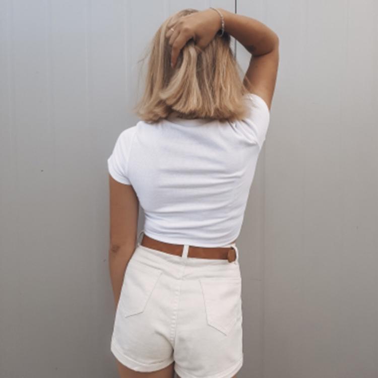White Chinese Character Dragon Print T Shirt Women Bodycon Casual T-Shirt Femme Streetwear Tops