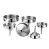 Stainless Steel Wine Funnels Foldable Handle Oil Funnels Multifunctional Kitchen Funnels  Canning
