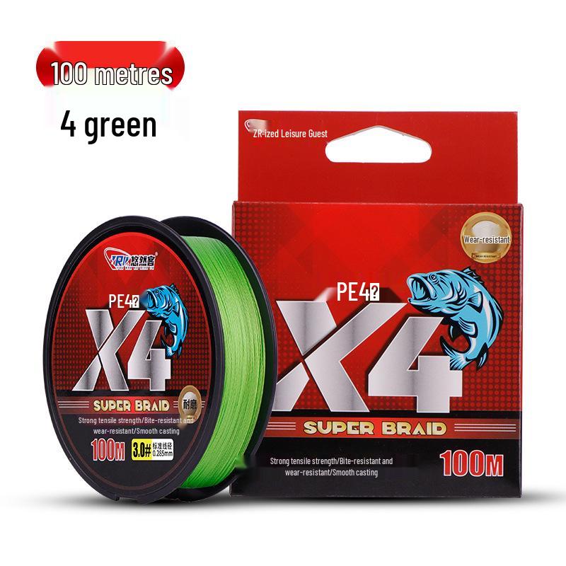 Superglatte PE Dyneema Angelschnur: 8-fach/4-fach geflochten, 100m/150m - Spezielle Hauptschnur für Köder