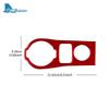 Echte Weiche Kohlefaser Auto USB Lade Panel Abdeckung Zierleisten Aufkleber Für Mercedes Benz Smart 453 Fortwo/Forfour 2016 2017 2018 2019