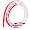 MDLUFY Car Door LED Warning Light, Strobe, LED Tape Light, Red + White, Double