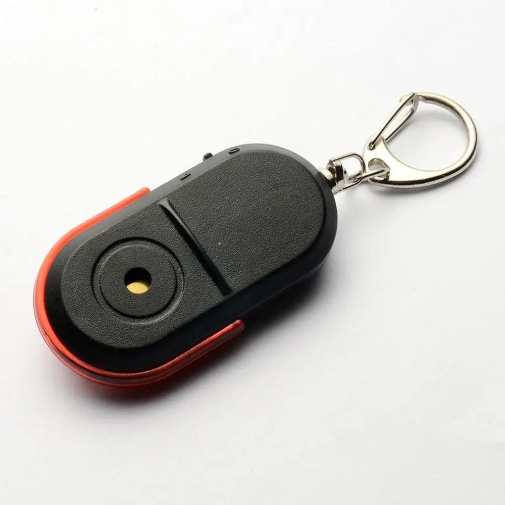 Anti-Lost Alarm Key Finder Locator Keychain Device Whistle Sound Finder LED Light Mini Anti Lost Key Finder Portable GPS Tracker