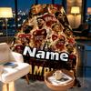 Coperte Personalizzate con Nome Squadra di Calcio Stampato, Arredamento per la Casa, Camera da Letto, Divano, Campeggio, Divano, Regali per Compleanno Natale