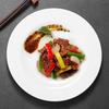 A5 Melamine Commercial Buffet Round Flat Plates
