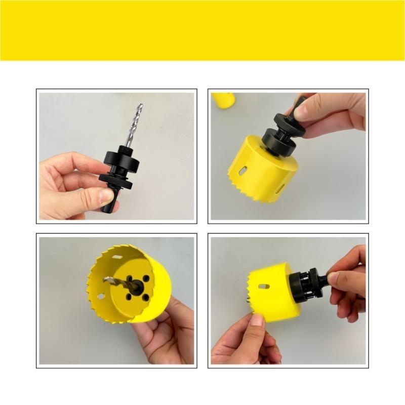 Woodworking Hole Cutter Precise Design Suitable for Accurate Drilling in Various Materials for DIY Home Repair