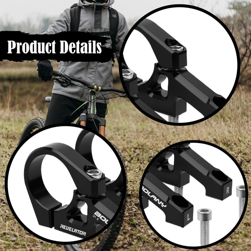 1 Pair , Direct Replacement Bicycle Handlebar Stem, Aluminum Alloy, Easy Installation, 31.8mm, for