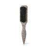Men Leopard Print Beard Styling Brush Hairdressing Pointed Tail Plastic Cleaning Comb