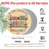 2D Flat, Retro-style, High-end Round Aluminum Wall Decorations In Various Sizes. Suitable for Teacher Appreciation Plaques, Both Indoors and