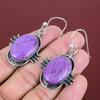 Purpurite Earrings Gemstone Handmade Jewelry 925 Sterling Silver Earring Natural Purpurite Jewelry Beautiful Dangle Earring Gifts For Friend