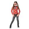 Miraculous Ladybug Costume - Top and Mask - Red and Black - Child 3 Years and Over