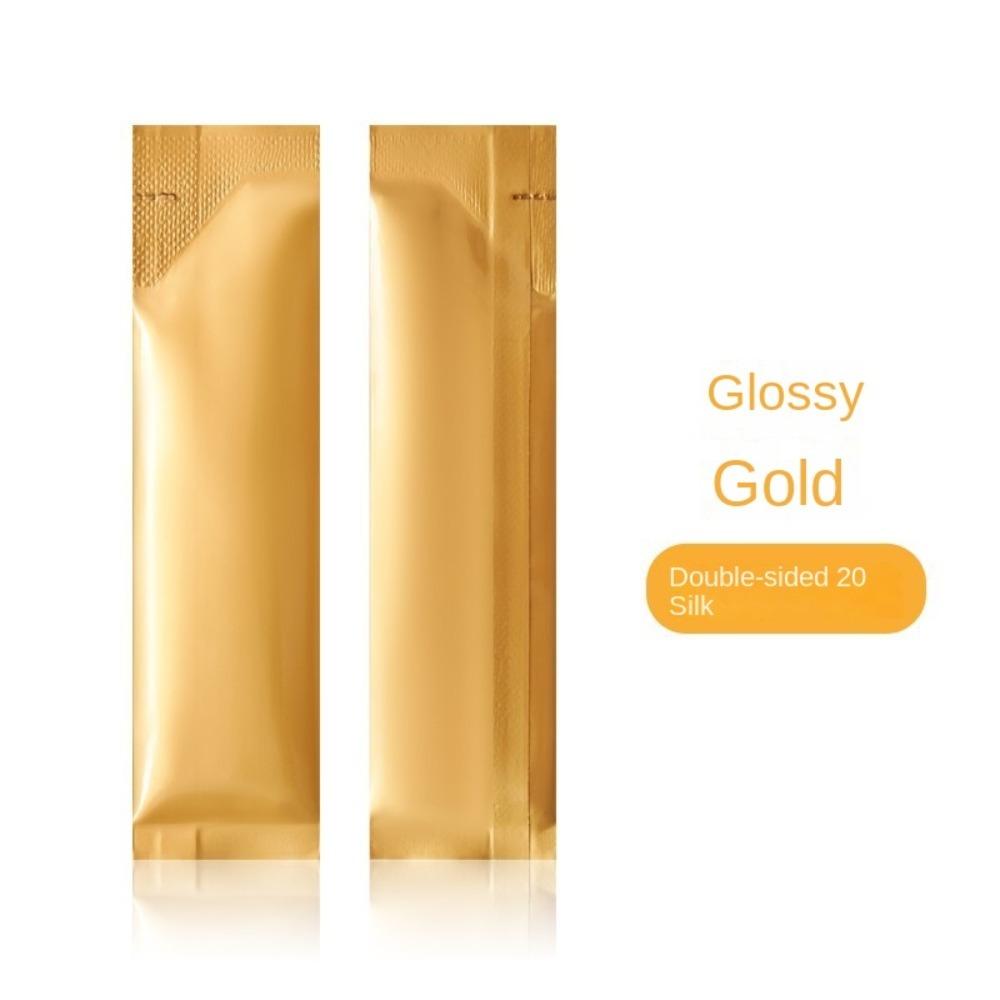 100pcs Rectangular Open Top Aluminum Foil Bag Disposable Long Strip Tea Bag Liquid Powder Subpackage Coffee Milk Cocoa