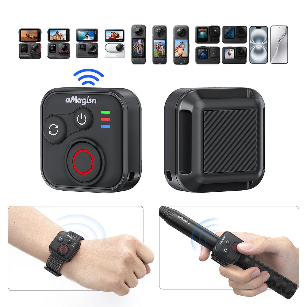 Für eineMagisn Bluetooth-Fernbedienung Für lnsta360 Ace Pro/GoPro/Mobiltelefon Mini Smart Auslöser-Controller Kameras Zubehör