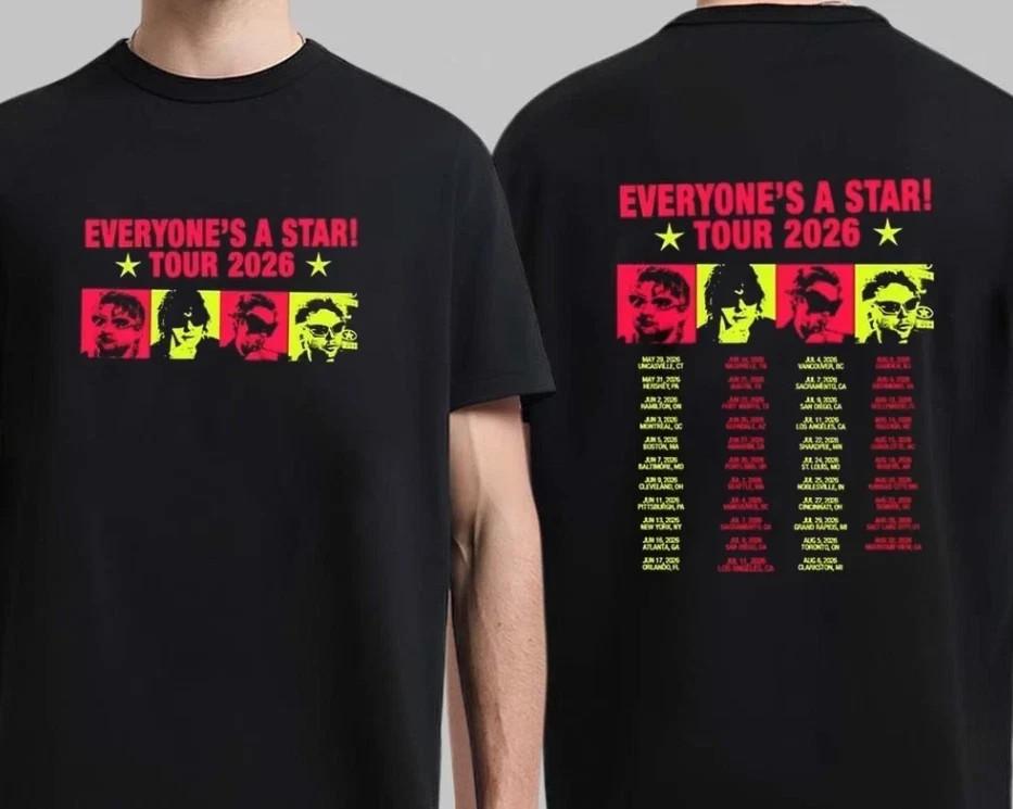 5 Seconds of Summer Everyone’s a Star Tour 2026 North Am T-Shirt