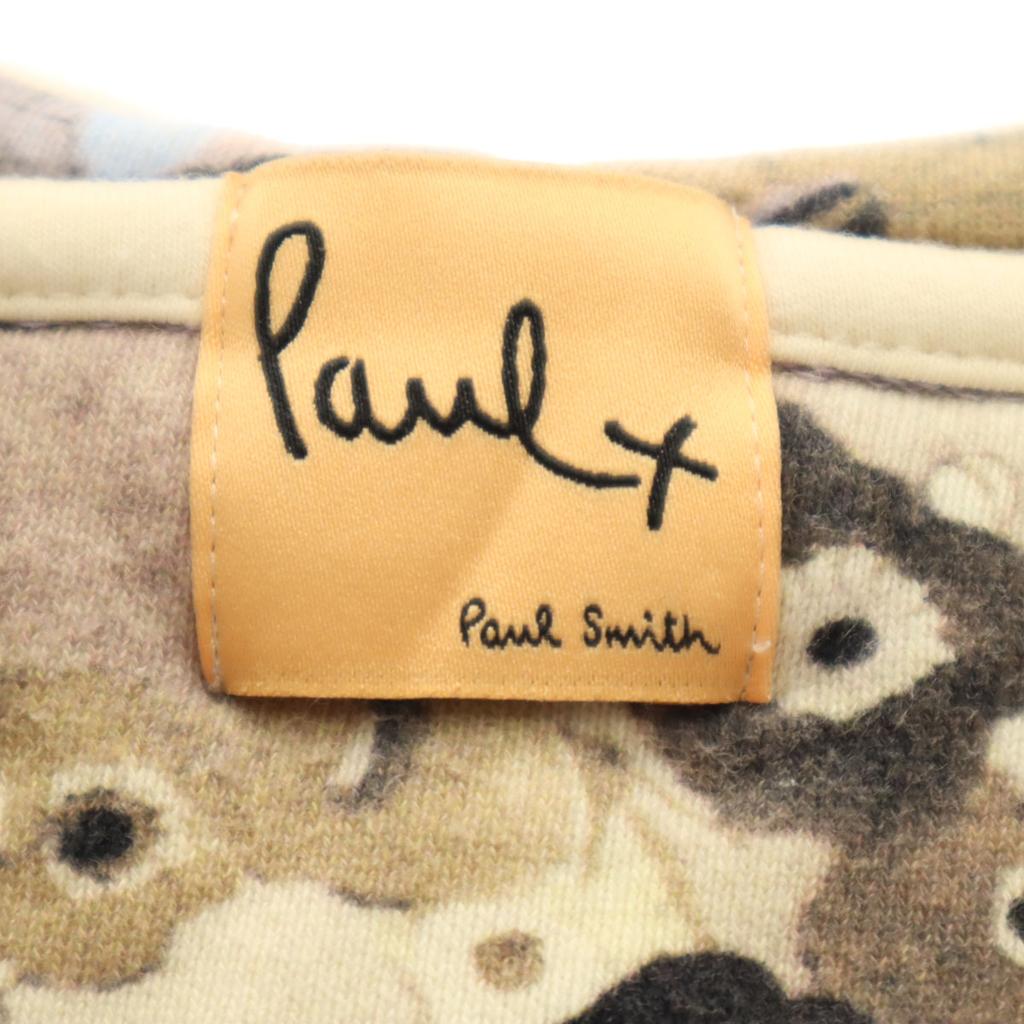 Paul+ Paul Smith Floral Long Sleeve Sweat Zip Hoodie M Purple Women Used