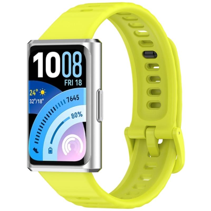 Watch Straps Bracelets Washable Suitable For Activity Monitor Devices Trendy Textured Flexible Silicone Sports Wristband