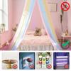 Princess Style Dome Mosquito Net Rainbow Color Bed Tent Easy To Install Bed Canopy  Summer