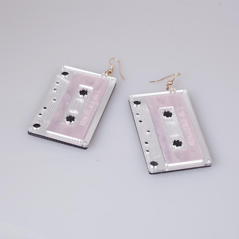 New Fashion Transparent Tape Drop Earrings For Women Girls Acrylic Hip Hop Long Big Dangle Earrings Pendientes Party Jewery Gift