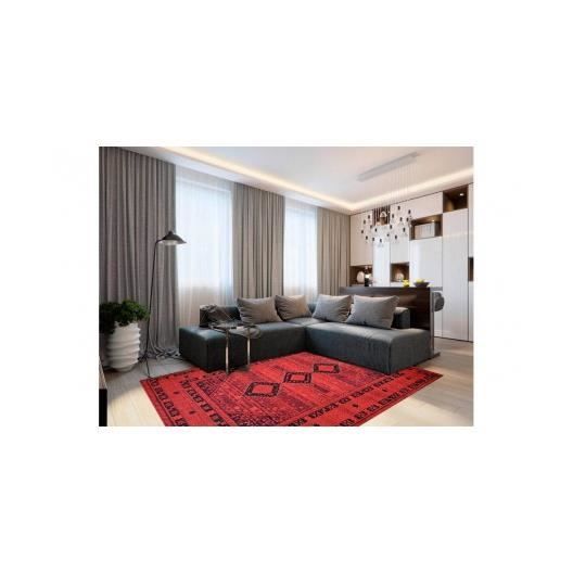 Tapis MAGHREB Rouge Dimensions - 80x150