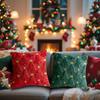Sweet Christmas Style Plush Pillow Cushion Cover Atmosphere Living Room Sofa Pillow