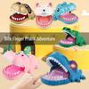 Kids' Prank Toys: Crocodile, Shark, Hippo, Dinosaur, Dog Bite Finger Challenge Game