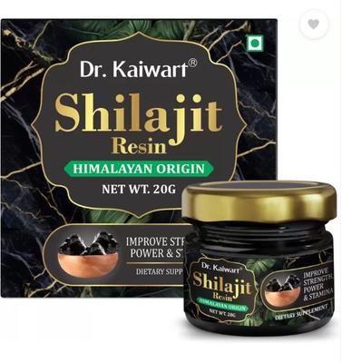 Dr. Kaiwart Himalaya-Shilajit-Harz für Kraft, Ausdauer und Energie, reich an Fulvosäure, 20 g