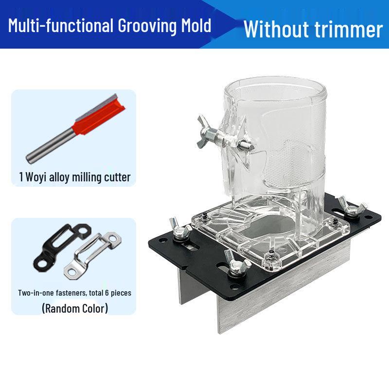 2-in-1 Slotting Frame, Screw, and Buckle Trimmer for Woodworking