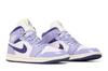 Women's Sneakers Nike Jordan 1 Mid SE Chenille Sky J Light Purple (Women's)