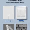Wireless Smart Remote Light Control Switch, Stick-On, No Wiring, 220V, Two-Way for Bedroom