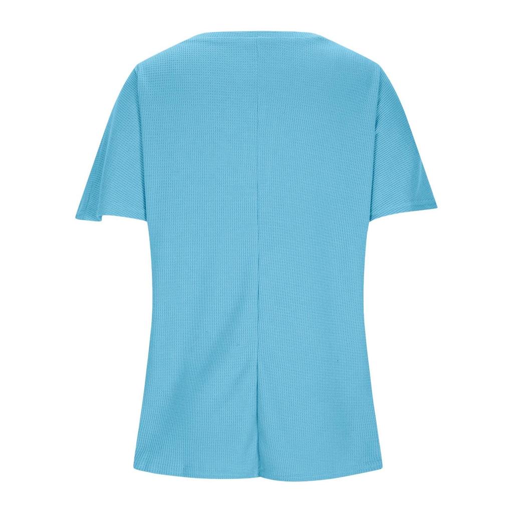 Damen Freizeit - Gewebtes Hemd Top mit Knöpfen