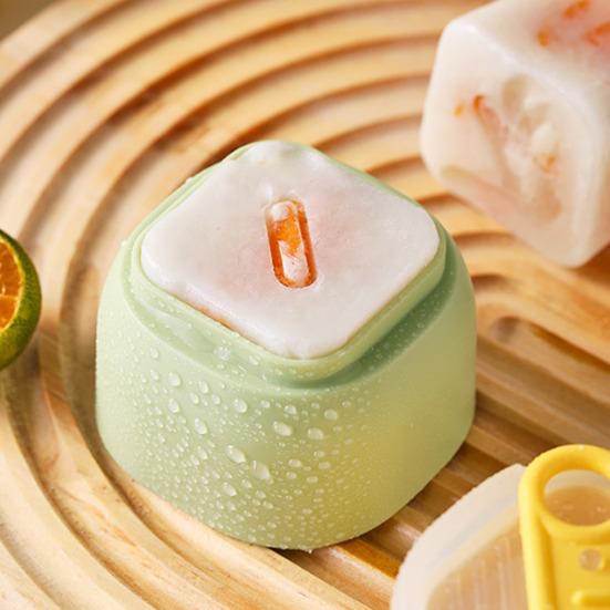 3Pcs Ice Cube Mold Multi-Compartment Silicone Tray with Lid for Juice Coffee Water Ice Cubes And Popsicles BPA-Free Food Grade Odorless Ice Popsicle