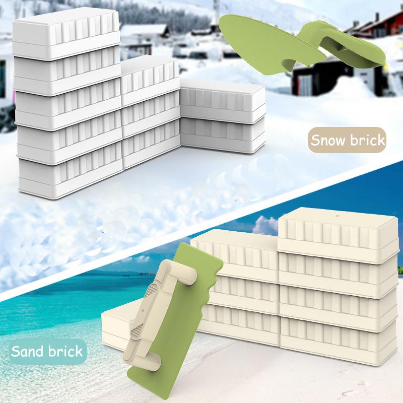 Children Beach Toys Shovel Sandbox Castle Building Sand Brick Walls Molds Tools Summer Outdoor Games Kids Play Water Sands Toys