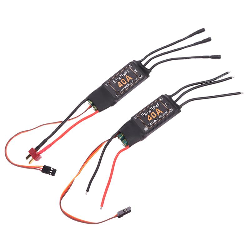 Mitoot Brushless 40A Speed Esc Controller 2-4S With 5V 3A Ubec For Rc Fpv Quadcopter Rc Aircraft Helicopter