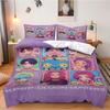 K-Pop Demon Hunters Beddding Set for Fan Kids Machine Washable Durable King Queen Twin Size for K-pop Girls Home Bedroom Decor