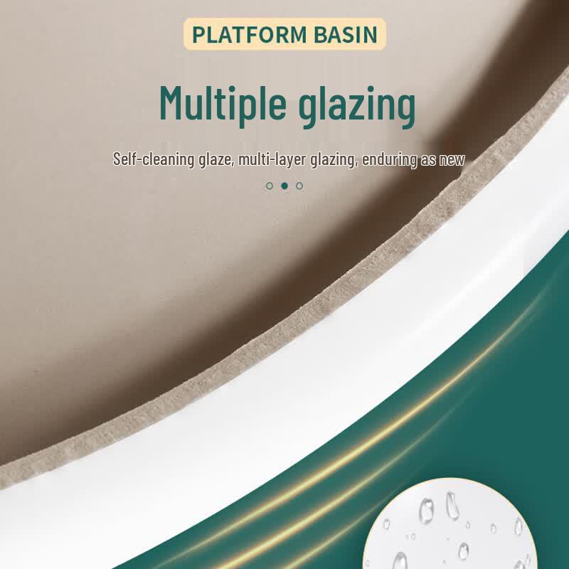 Oval Ceramic Undermount Bathroom Sink