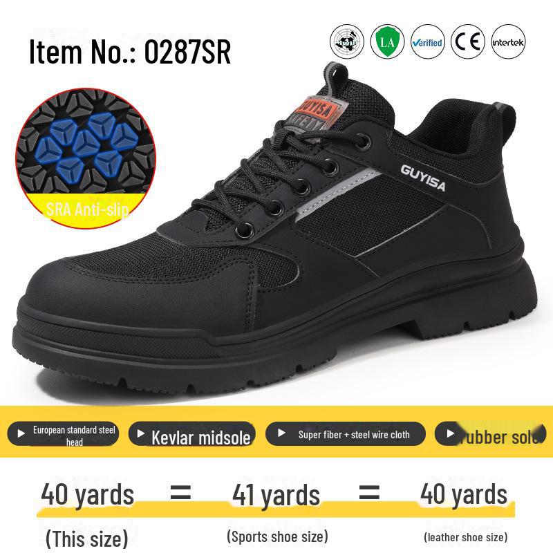 Sicherheitsschuhe für Herren: Langlebig, bruch- und durchstichfest, bequem, modisch, ideal für Baustellen