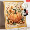 Kit Pittura Perle di Halloween Zucca Floreale Fatto a Mano DIY Decorazione Casa Pittura