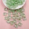 Small 10mm DIY Hairpin Earring Accessories 80pcs Handmade Materials Petal Loose Beads Acrylic Fashion Antique Bright Face Jewelry