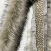 1m Imitation Waschbärfell Spitze DIY Pelzkragen Spitze für Schal Hut Mantel Nähen Bekleidungszubehör Mode Pelzbesetzte Dekoration