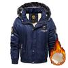 Veste d'extérieur rembourrée en duvet pour homme Tendance Plus Veste parka Grande taille Rembourrée 5XL Veste à capuche Slim Hiver Épais Chaud Manteau
