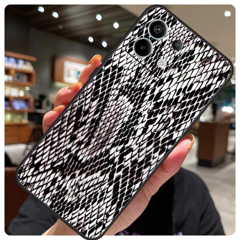 

Snake Skin Case For Xiaomi Redmi Note 11 10 12 13 14 15 Pro Plus Cover For Redmi 15 15C 10C 12C 13C 14C Note 15 Pro Plus 5G