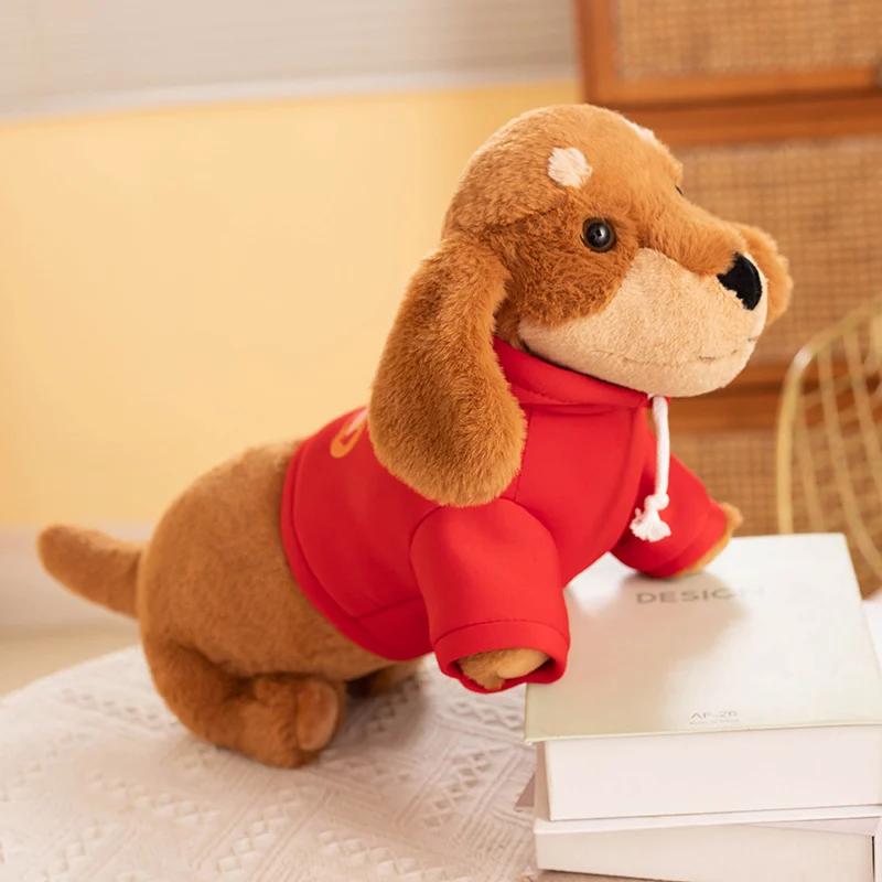 8 Styles Cartoon Simulation Dog Dachshund Soft Plush Toys Stuffed Animals Doll Pet Puppy Baby Kids Children Gift Home Decor