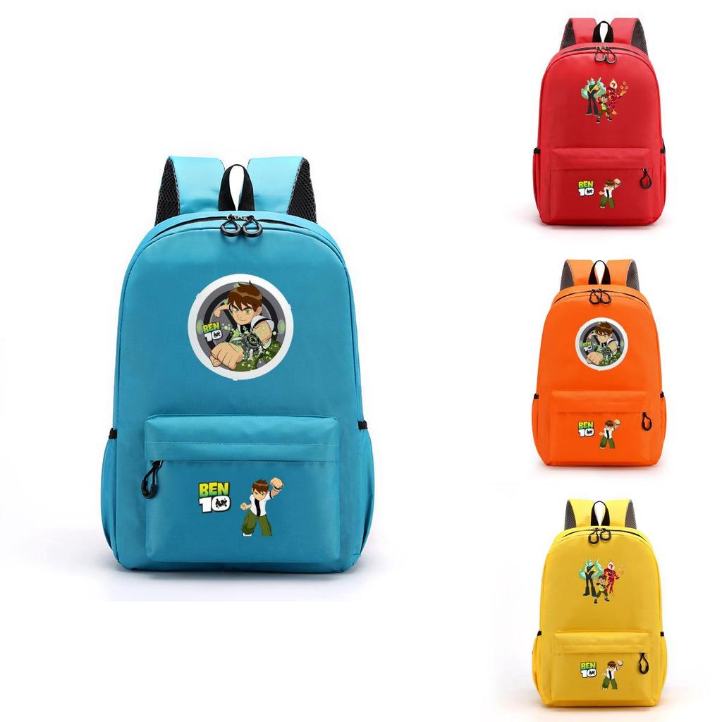 Ben 10 Kids School Backpack With Breathable Lightweight Polyester For Middle School Students
