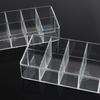 Clear 12 Grid Lipstick Stand Case Makeup Organizer Storage Box Lipstick Display Stand Holder Cosmetic Jewelry Organizer Box