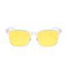 0 -0.5 -0.75 To -6.0 Transparent Frame Night Vision Lens Myopia Sunglasses Women Men Square Prescription Spectacles