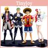 Vivid Durable Pvc Luffy Zoro Sanji Uta One Piece Film Red Figure Cake Topper Xmas Gifts