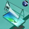 Case for Redmi Note 13 Pro Pro+ 14 5G with Double Sided Tempered-Glass & Metal Frame Phone Bumpers Full Lens Protection Cover