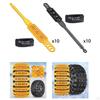 10 Pieces Emergency Tire Chains Snow Anti Skid for Winter Driving
