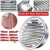 Air Vent Grille 70-200mm Stainless Steel Insect  Grill Ventilation Cover Round Shape Stainless Steel Vent For Pest Prevention
