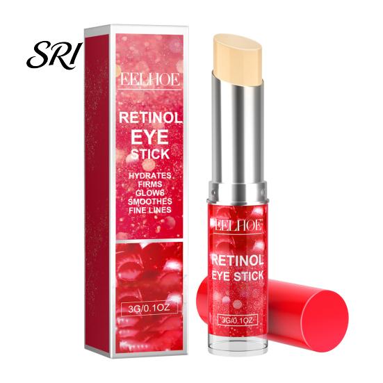 Eye Cream EELHOE Retinol Stick Renewing & Firming Under Balm for Dark Puffiness Reduction Circles, Puffiness, Fine Lines Wrinkles Travel Essentials 3g